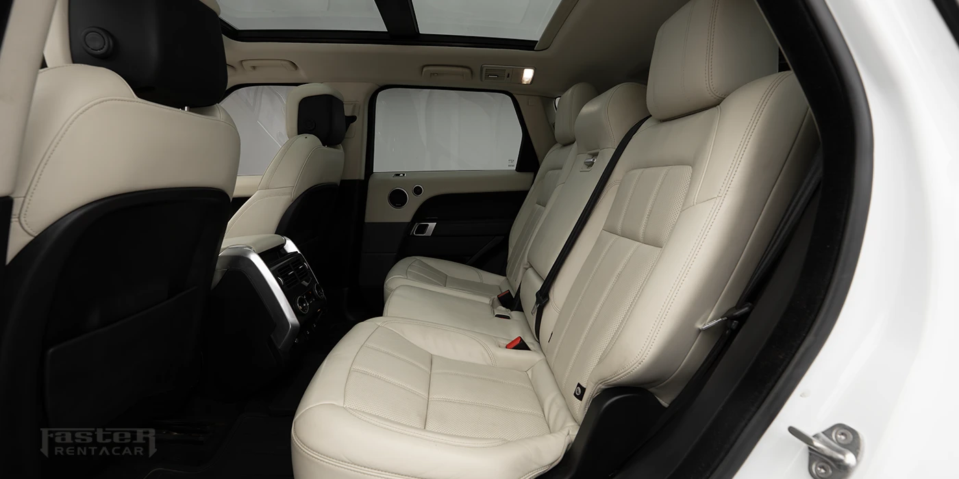 Range Rover Sport White Interior Back Seats
